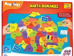 Harta Romaniei Puzzle din Spuma Eva cu Judete