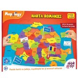 Harta Romaniei Puzzle din Spuma Eva cu Judete